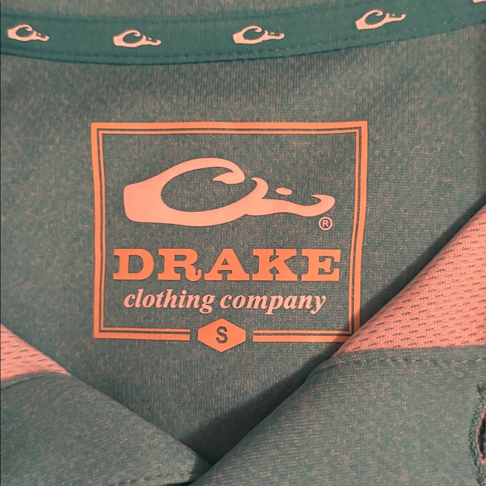 Drake Clothing Company Men's Teal Polo Shirt
